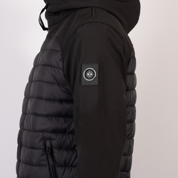 Marshall Artist Mens Black Avondale Hybrid Jacket main image