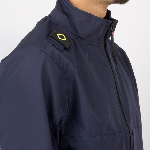 Ma.Strum Mens Blue Battery Softshell Jacket #3