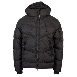 Down Shield Lens Hooded Puffer Jacket