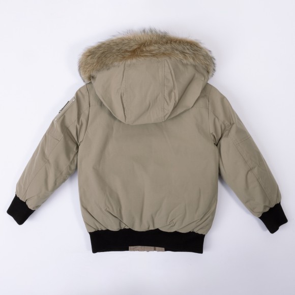 Moose Knuckles Boys Beige Unisex Bomber Neoshear #3