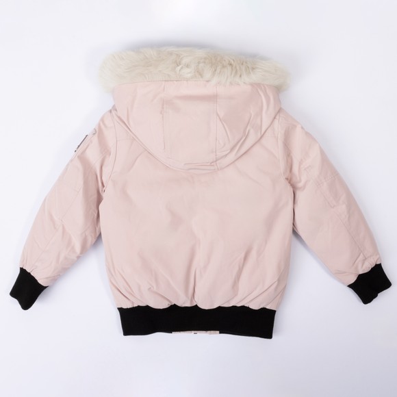 Moose Knuckles Girls Pink Unisex Bomber Neoshear #3
