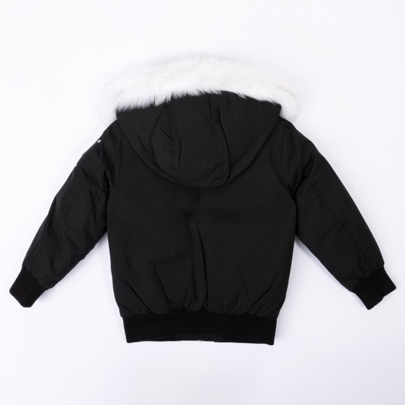 Moose Knuckles Boys Black Unisex Bomber Neoshear #3