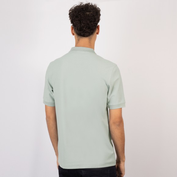 Fred Perry Mens Blue Crepe Pique Polo Shirt #4
