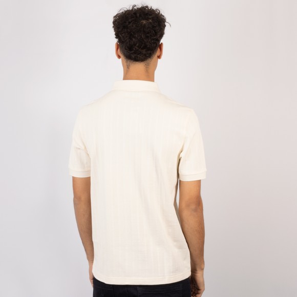 Fred Perry Mens Beige Vertical Stripe Pique Polo #4