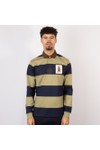 Hackett Mens Blue Heritage Harry STR Rugby Shirt