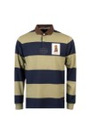 Hackett Mens Blue Heritage Harry STR Rugby Shirt