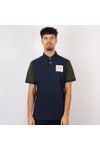 Hackett Mens Blue Heritage Union Jacket Polo Shirt