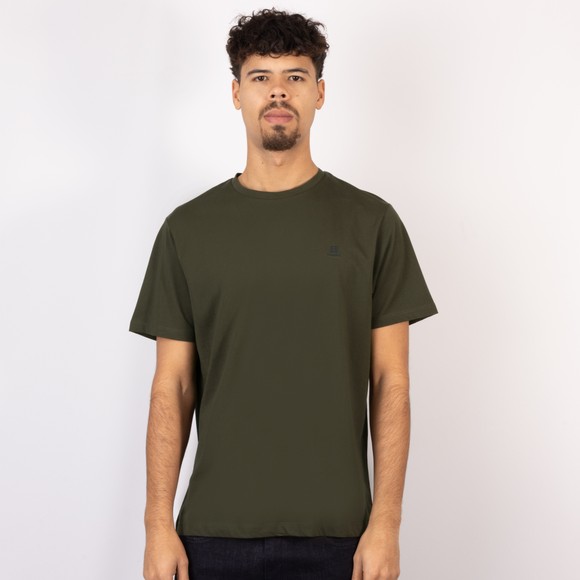 Hackett Mens Green Heritage Small Logo T-Shirt main image