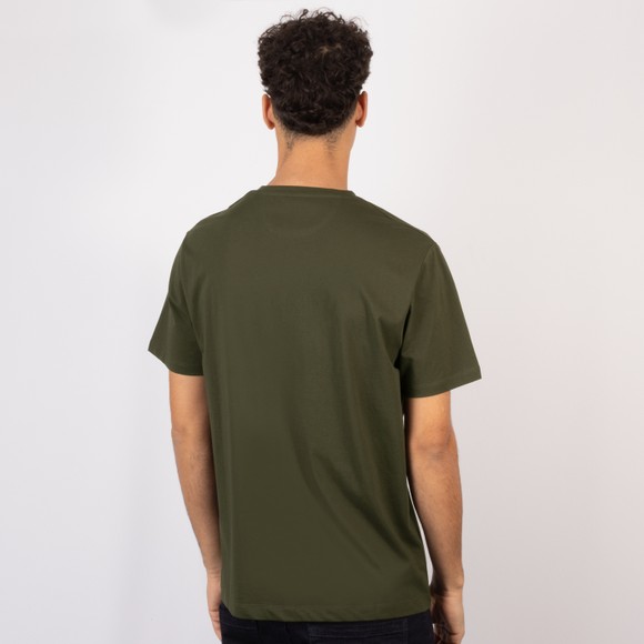 Hackett Mens Green Heritage Small Logo T-Shirt main image
