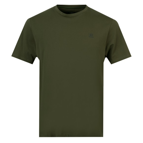 Hackett Mens Green Heritage Small Logo T-Shirt main image