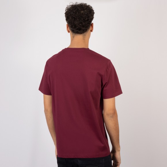 Hackett Mens Red Heritage Small Logo T-Shirt main image
