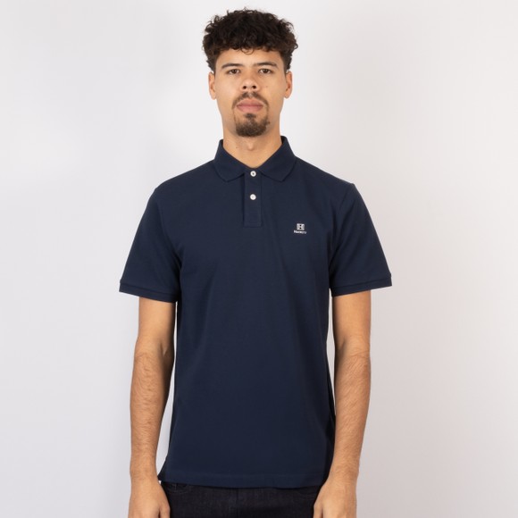 Hackett Mens Blue Heritage Small Logo Polo Shirt main image