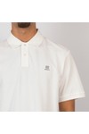 Hackett Mens Off-White Heritage Small Logo Polo Shirt