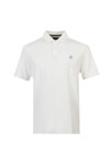 Hackett Mens Off-White Heritage Small Logo Polo Shirt