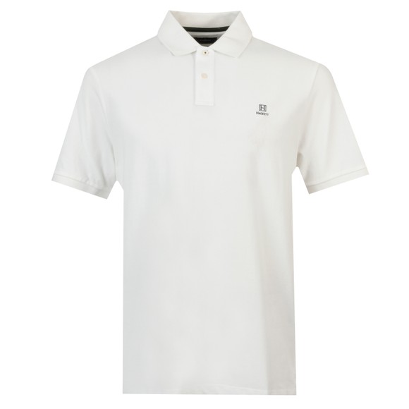 Hackett Mens Off-White Heritage Small Logo Polo Shirt main image