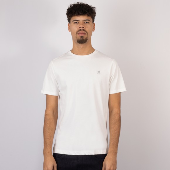 Hackett Mens Off-White Heritage Small Logo T-Shirt main image