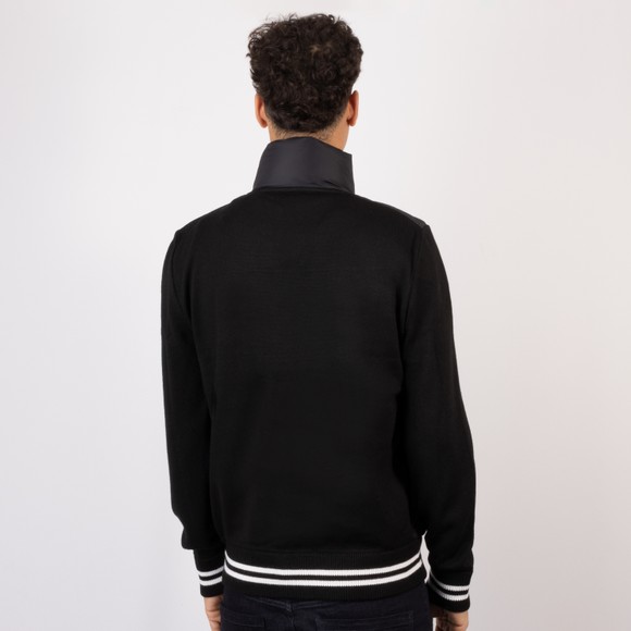 Sandbanks Mens Black Hybrid Full-Zip Cardigan #4