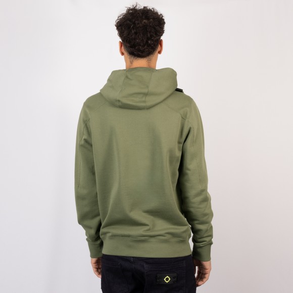 Ma.Strum Mens Green Overhead Hoody #4