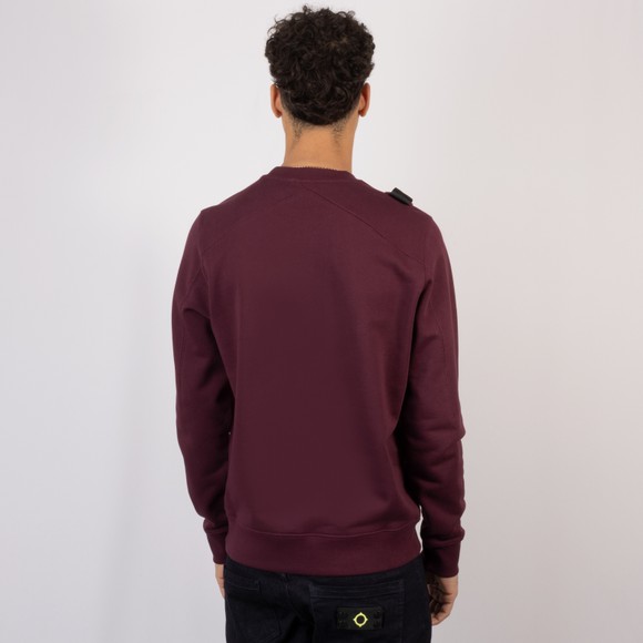 Ma.Strum Mens Red Crew Sweatshirt #4