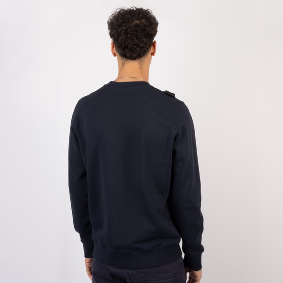 Ma.Strum Mens Blue Crew Sweatshirt #4