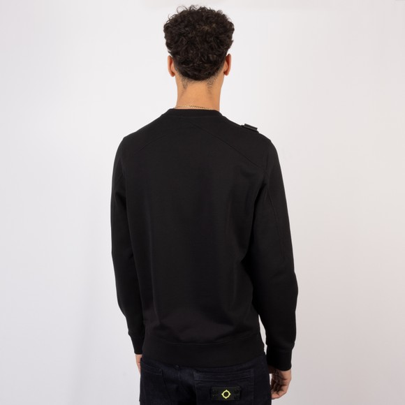 Ma.Strum Mens Black Crew Sweatshirt #4