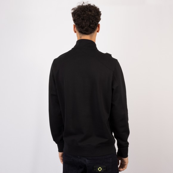 Ma.Strum Mens Black Training 1/4 Zip Sweatshirt #4