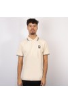 Pretty Green Mens Beige Rayner Polo