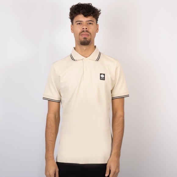 Pretty Green Mens Beige Rayner Polo main image