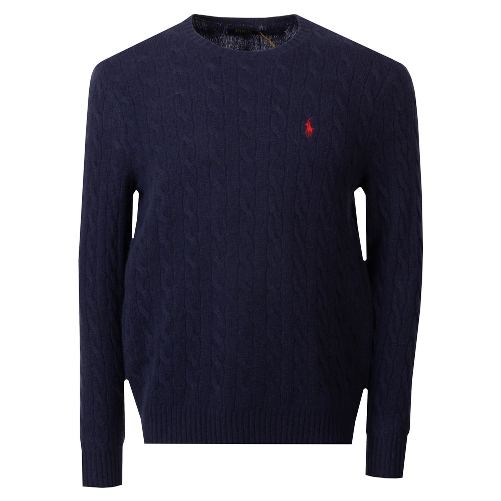 Cable Knit Wool-Cashmere Jumper