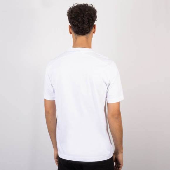 Ma.Strum Mens White Scunner Logo T-shirt #4