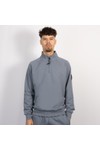Marshall Artist Mens Grey Siren 1/4 Zip Sweat