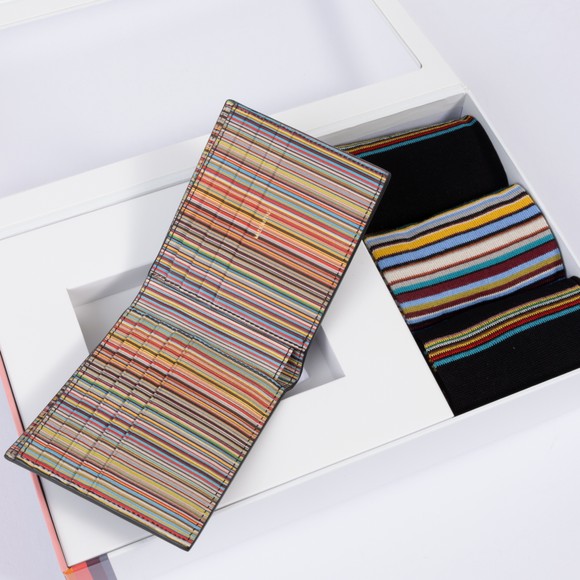 Paul Smith Mens Multicoloured Wallet And Socks Gift Set #3