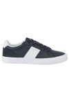 Hackett Mens Blue Blake Handles Leather Trainer