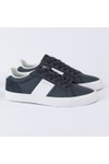 Hackett Mens Blue Blake Handles Leather Trainer