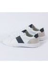 Hackett Mens White Blake Handles Leather Trainer