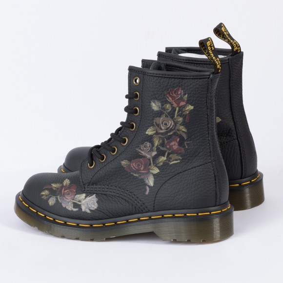 Dr. Martens Womens Black 1460 Tumbled Nappa Boot #3