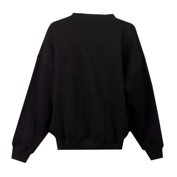 Polo Bear By Ralph Lauren Womens Black Martini Polo Bear Patch Fleece Crewneck #3