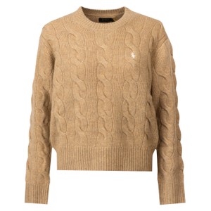 Cable Knit Wool Cashmere Sweater