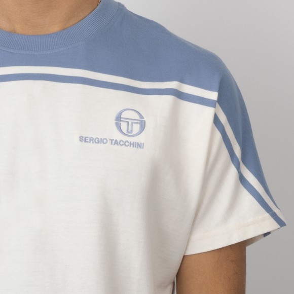 Sergio Tacchini Mens Blue New Young Line T-Shirt main image