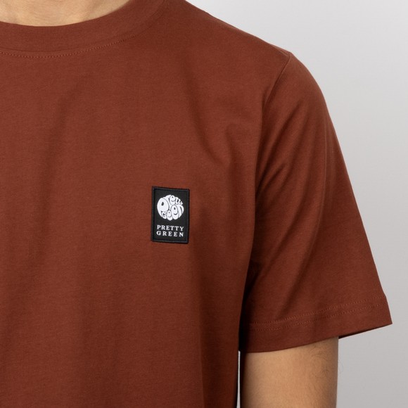 Pretty Green Mens Red Sinclair T-Shirt main image