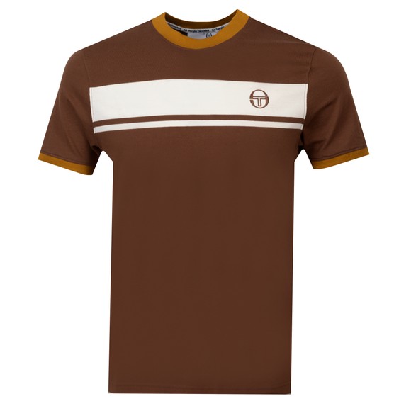 Sergio Tacchini Mens Brown Master T-Shirt