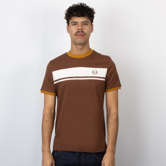 Sergio Tacchini Mens Brown Master T-Shirt