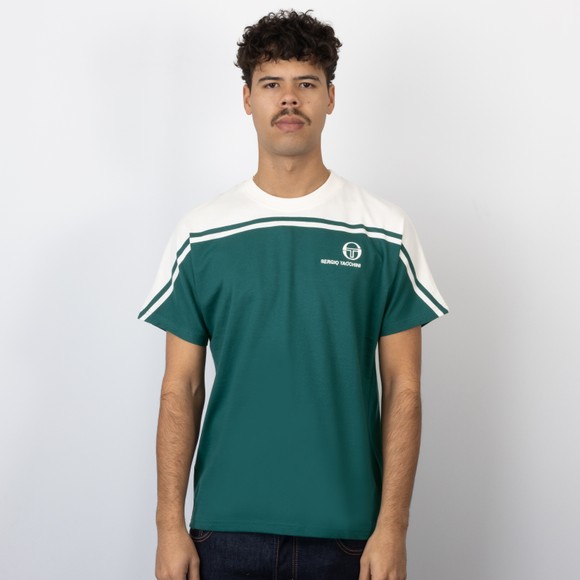 Sergio Tacchini Mens Green New Young Line T-Shirt