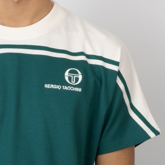 Sergio Tacchini Mens Green New Young Line T-Shirt main image