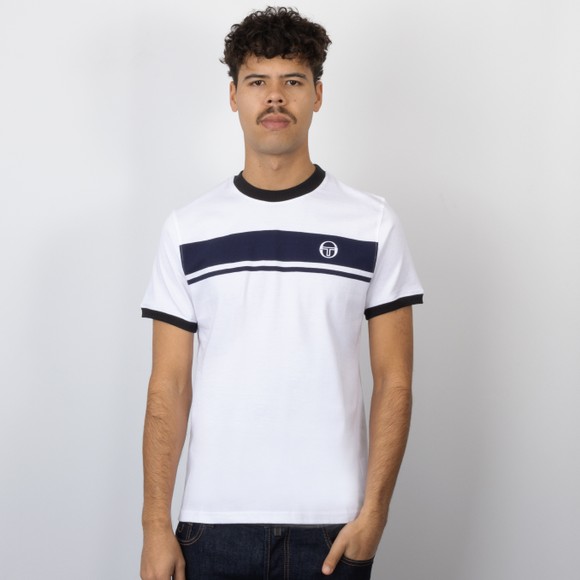 Sergio Tacchini Mens White Master T-Shirt
