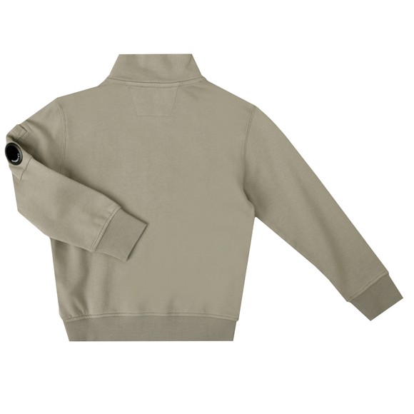 C.P. Company Undersixteen Boys Grey Lens Half Zip Sweatshirt #3