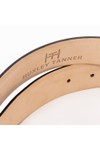 Huxley Tanner Mens Black Cruyff 35mm Polished Belt
