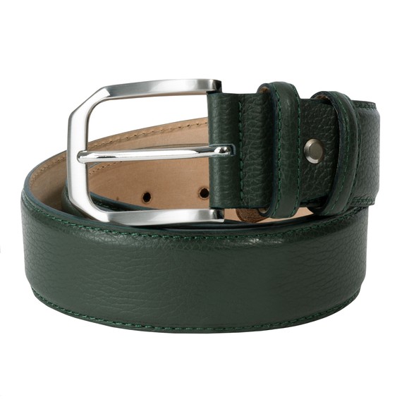 Huxley Tanner Mens Green 40mm Johnson Mottled Belt main image
