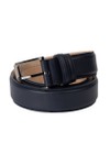 Huxley Tanner Mens Blue 35mm Ballesteros Matt Formal Belt
