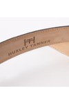 Huxley Tanner Mens Blue 35mm Ballesteros Matt Formal Belt